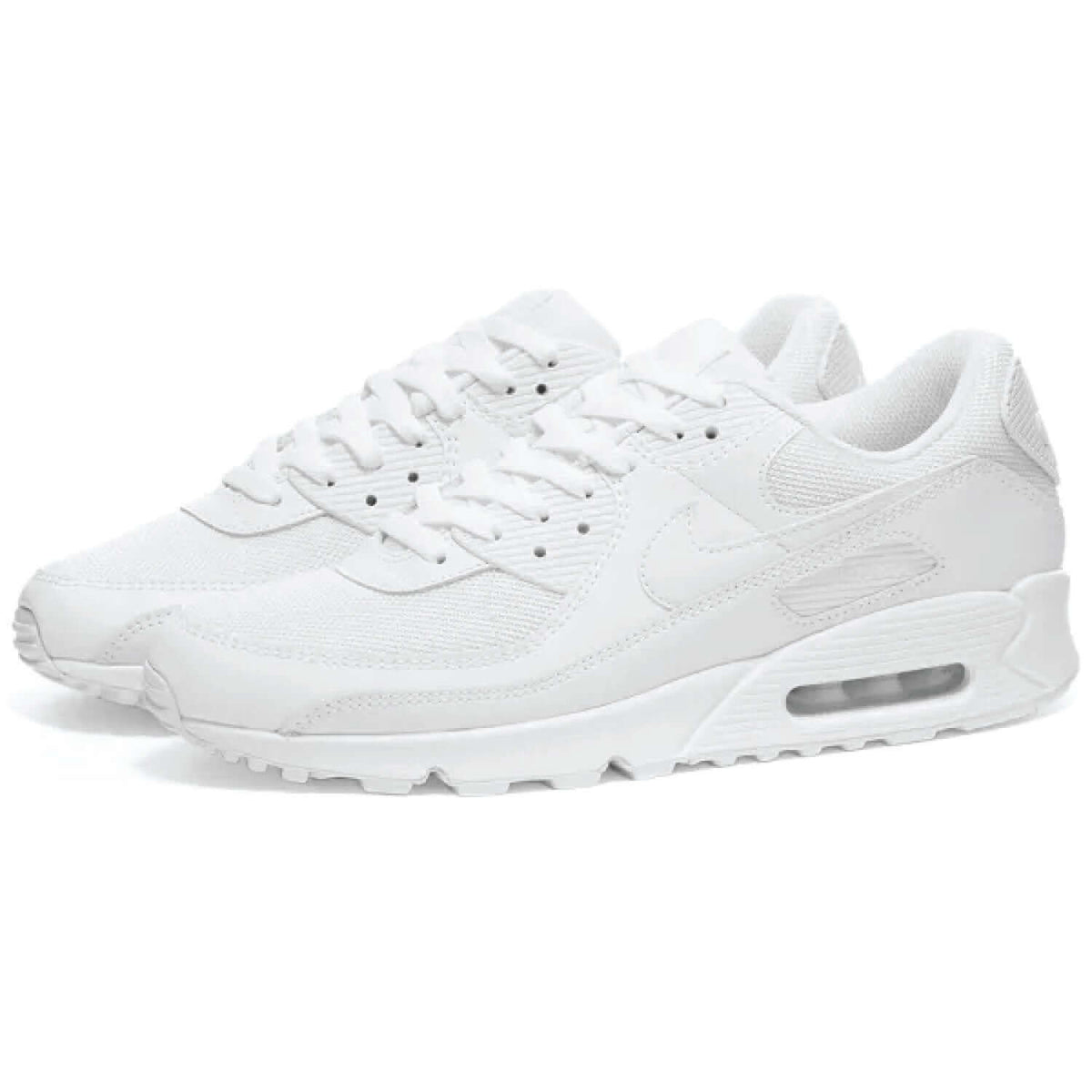Air Max 90 Mesh GS Triple White