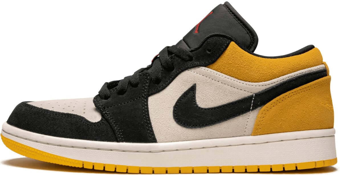 Air Jordan 1 Low Sail ‘University Gold Black’