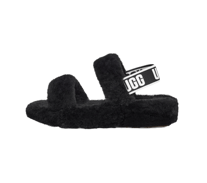 OH Yeah Slide Slippers – Black