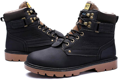 Fur Mens Winter Desert Boots