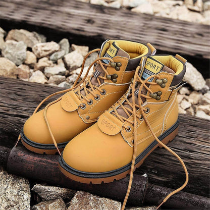 Fur Mens Winter Desert Boots