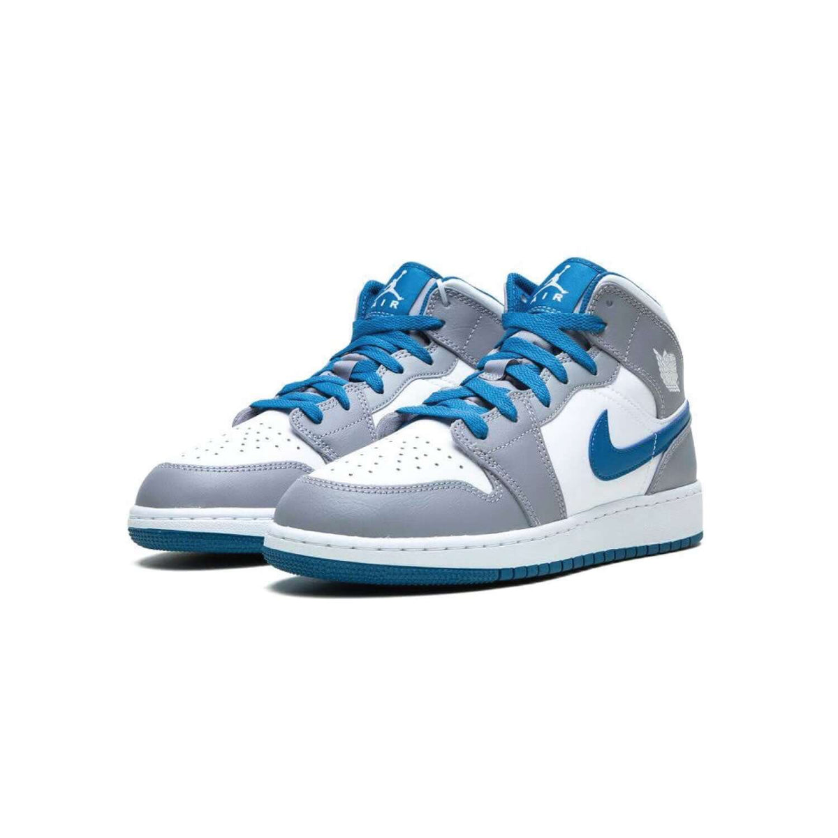 Air Jordan 1 Mid ‘Cement True Blue’