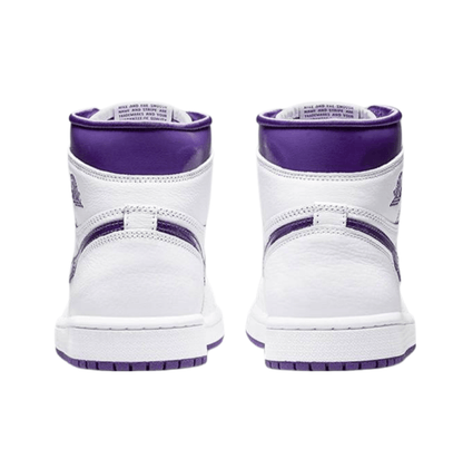 Air Jordan 1 Retro High OG White & Court Purple