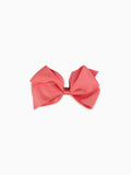 Coral Big Bow Girl Clip