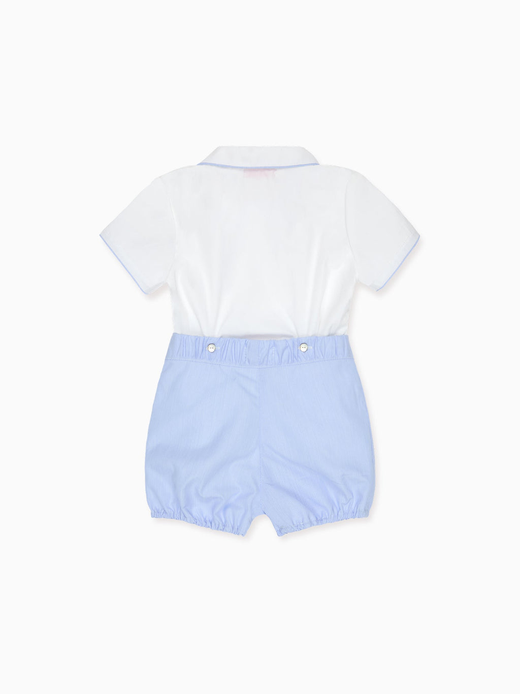 Nicky Hilton x La Coqueta Blue Stripe Chasen Baby Boy Set