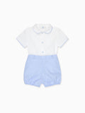 Nicky Hilton x La Coqueta Blue Stripe Chasen Baby Boy Set