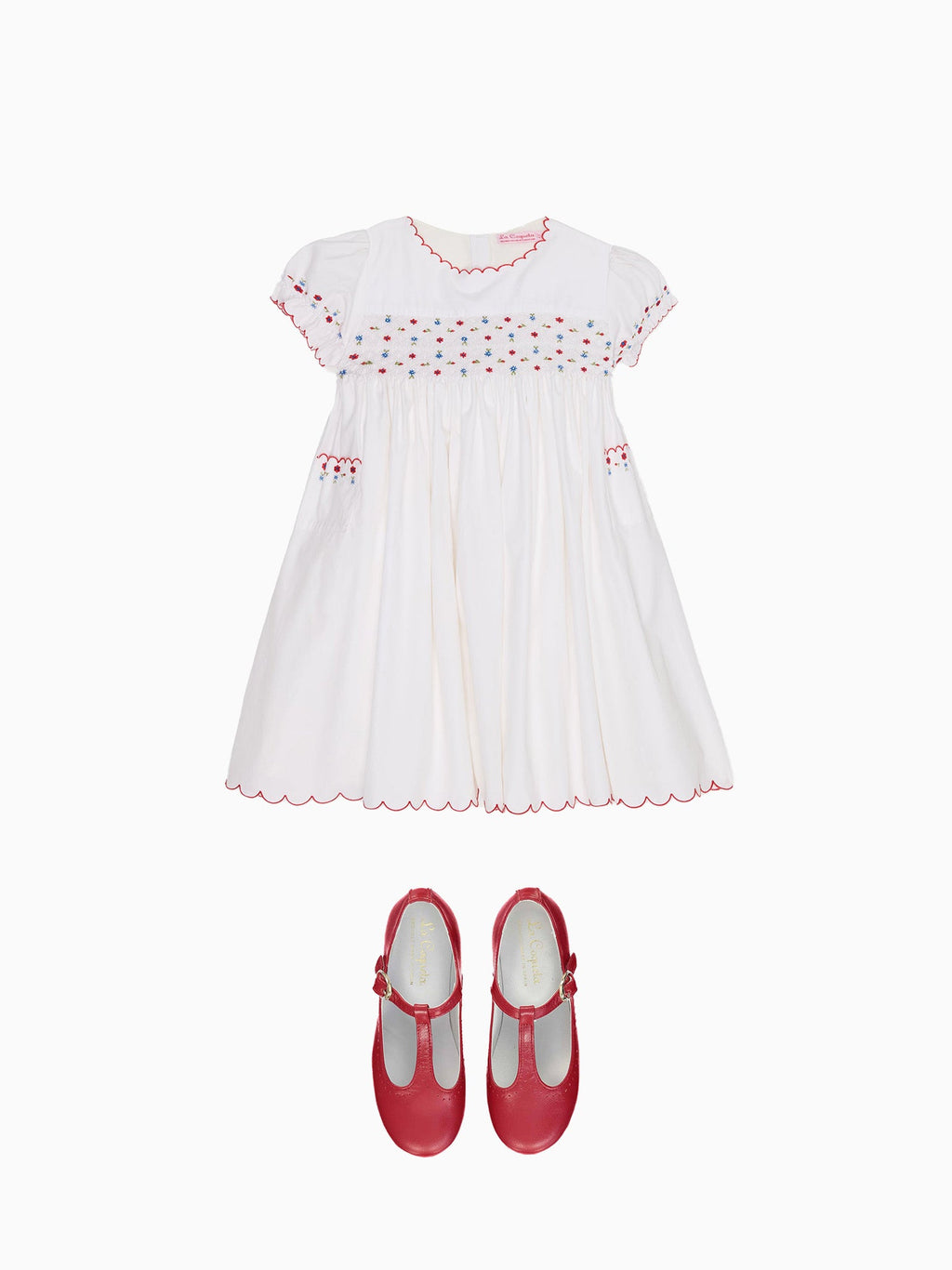 Delilah Girl Dress & T-Bar Shoes Outfit Bundle