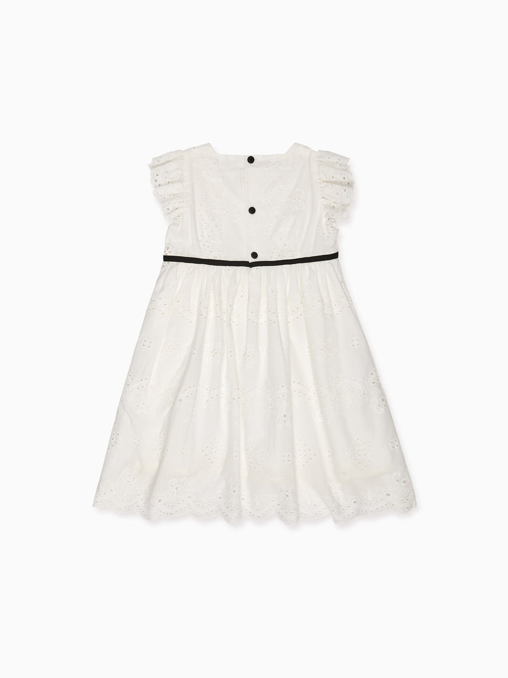 Nicky Hilton x La Coqueta Ivory Edie Girl Dress