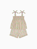 Coral Floral Felicity Girl Set