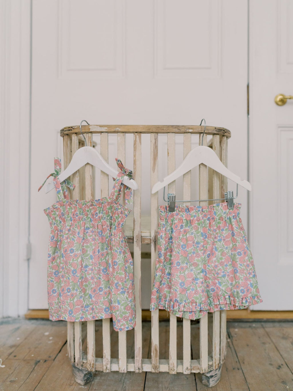 Coral Floral Felicity Girl Set