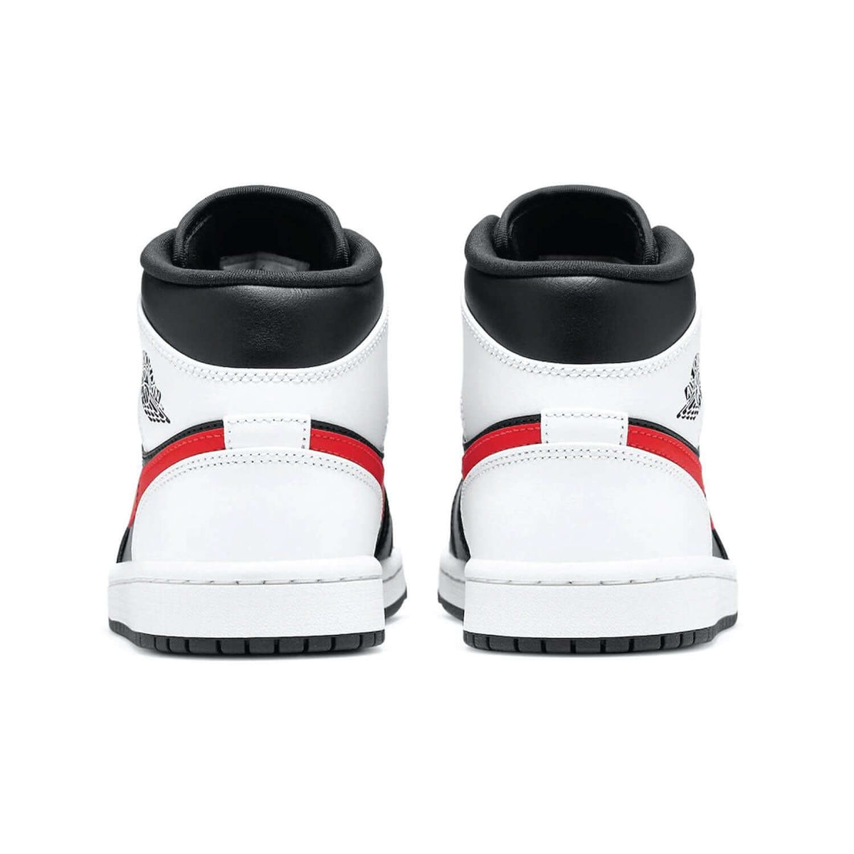 Air Jordan 1 Mid Black Chile Red White