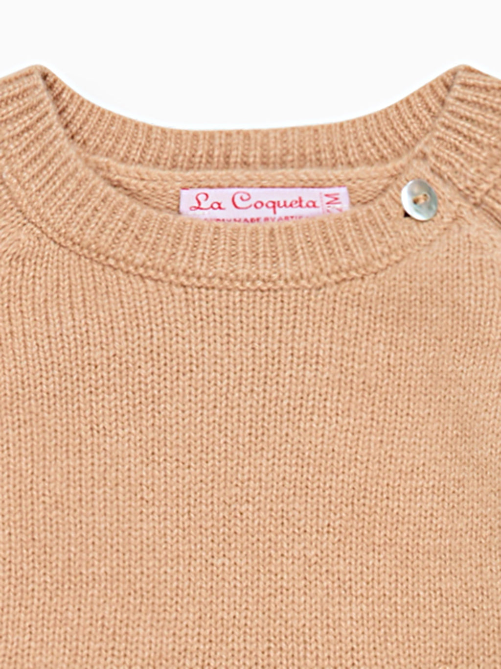 Camel Melange Juan Cashmere Baby Set