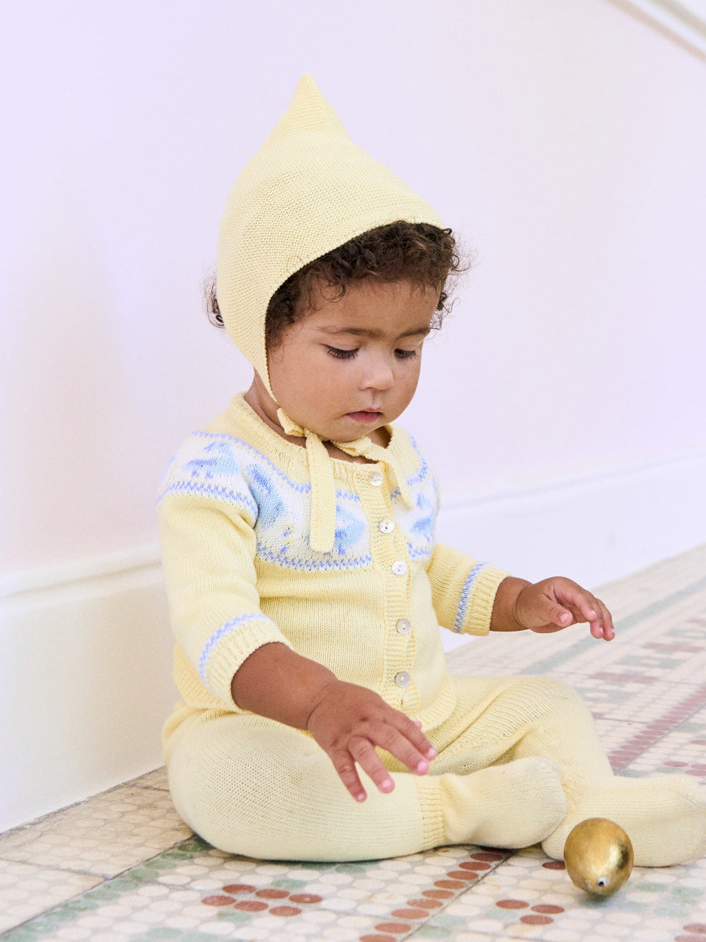Lemon Kayra Cotton Baby Knitted Gift Box Set