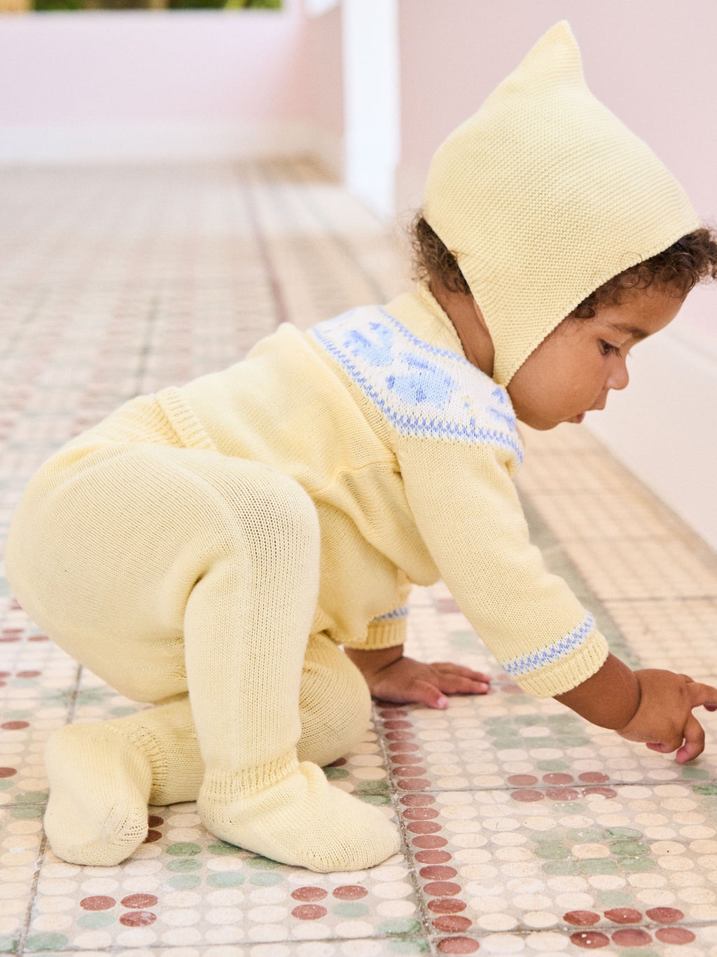 Lemon Kayra Cotton Baby Knitted Gift Box Set