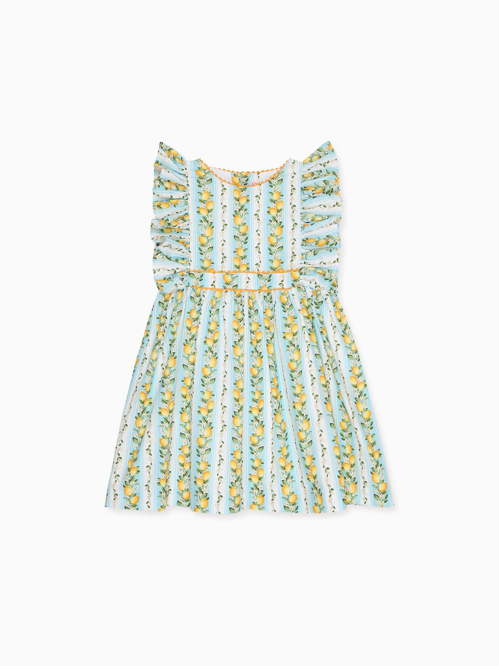 Blue Garland Limon Girl Dress
