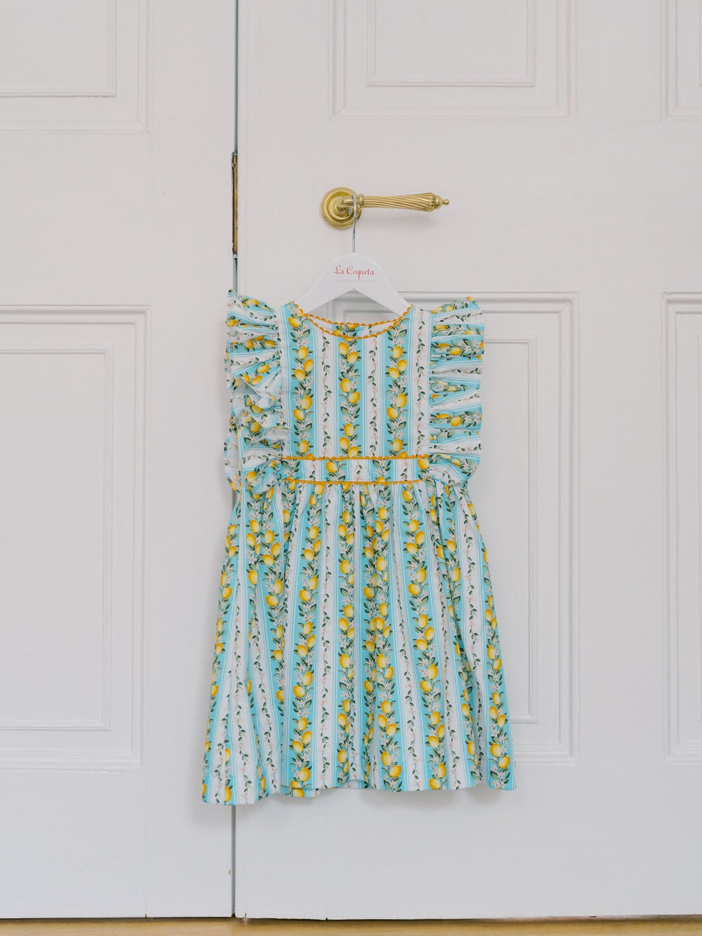 Blue Garland Limon Girl Dress