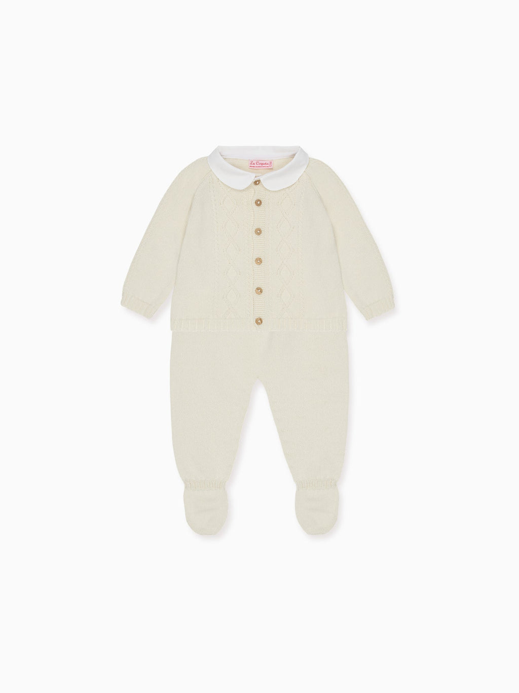 Ivory Marlo Cotton Baby Knitted Gift Box Set