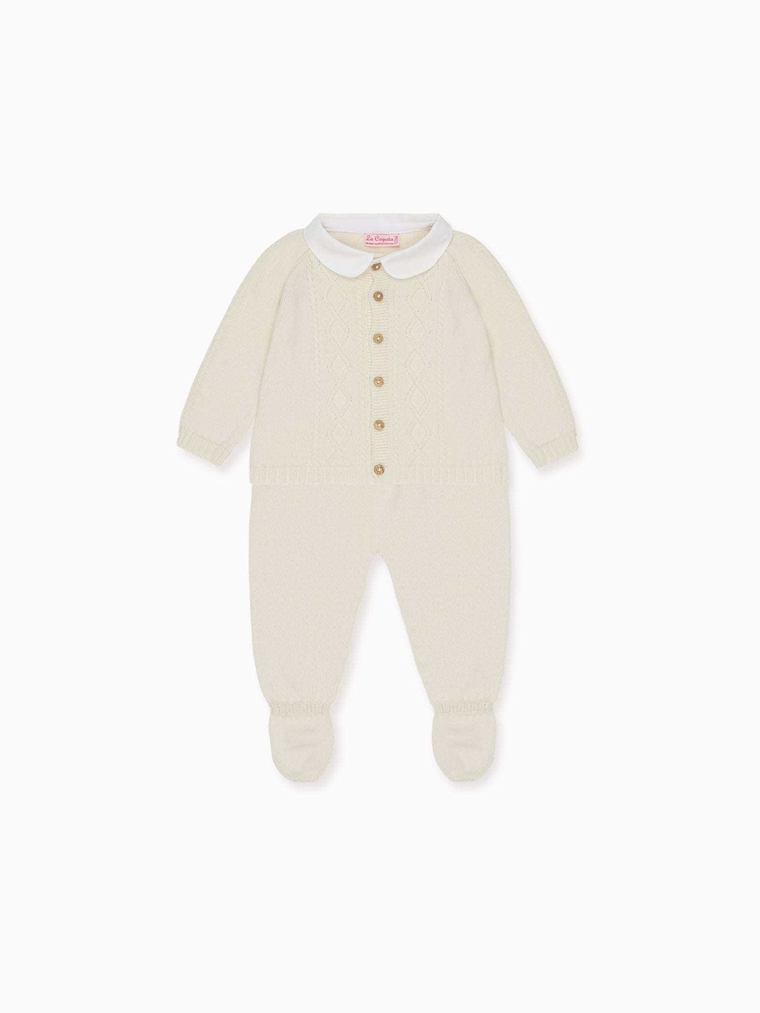 Ivory Marlo Cotton Baby Knitted Gift Box Set