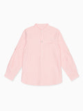 Orange Stripe Mateo Long Sleeve Boy Shirt