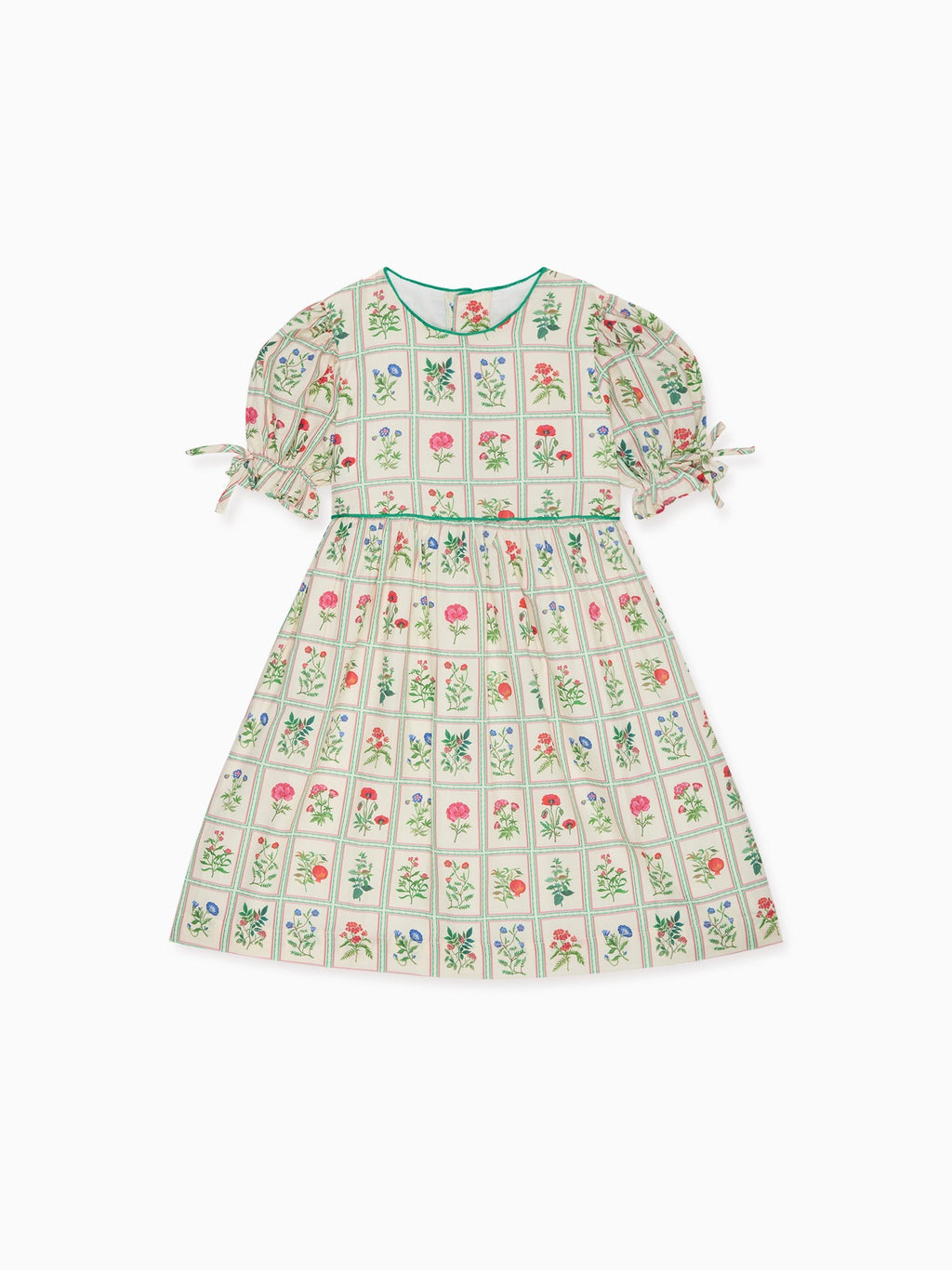 Ivory Botanical Olivia Girl Dress