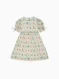 Ivory Botanical Olivia Girl Dress