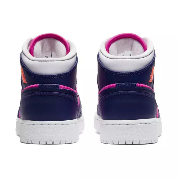Jordan 1 Mid ‘Fire Pink Barely Grape’