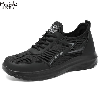 Men's Breathable Mesh Sneakers – Lightweight Sport Running Shoes