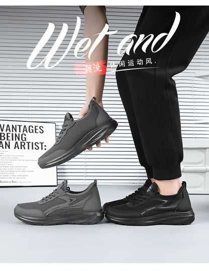 Men's Breathable Mesh Sneakers – Lightweight Sport Running Shoes