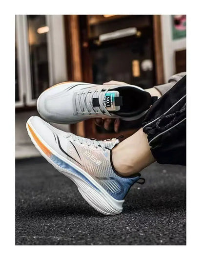 Men's Breathable Mesh Casual Sneakers – Non-Slip Soft Sole Running Shoes