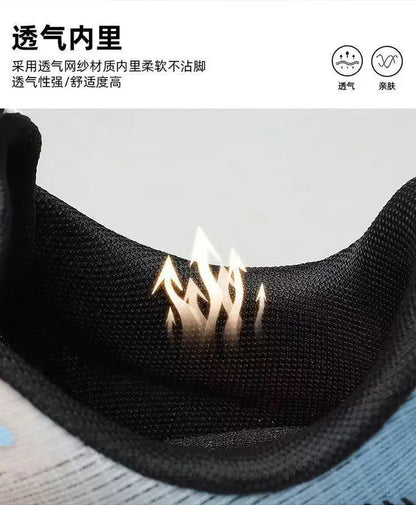 Men's Breathable Mesh Casual Sneakers – Non-Slip Soft Sole Running Shoes