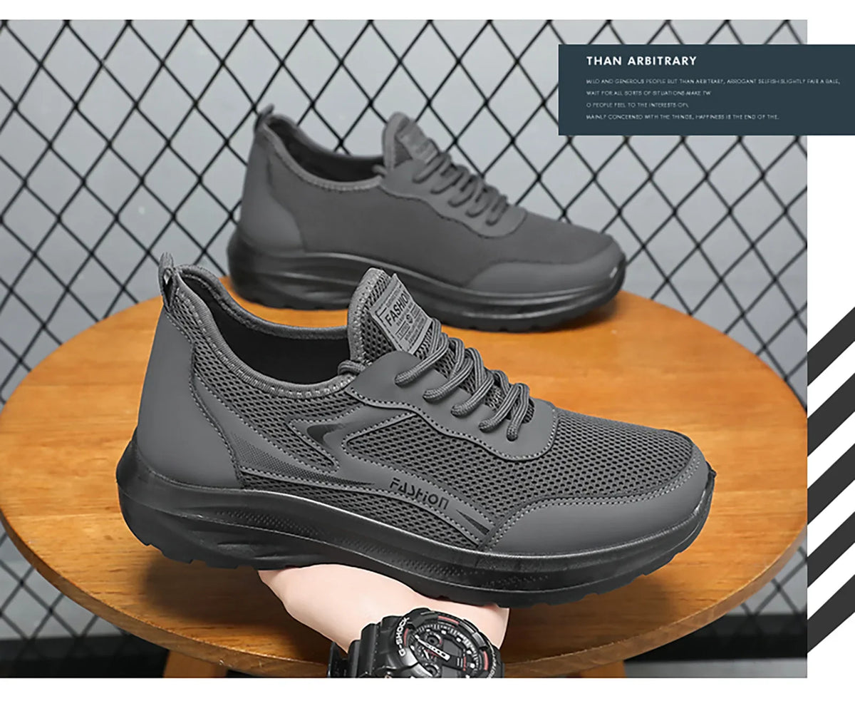 Men's Breathable Mesh Sneakers – Lightweight Sport Running Shoes