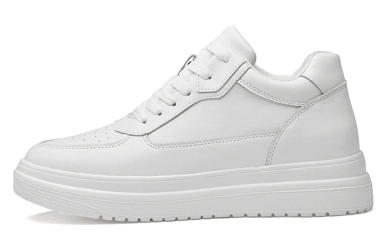 Men's Leather Elevator Sneakers – Height Increase 6cm / 8cm / 10cm