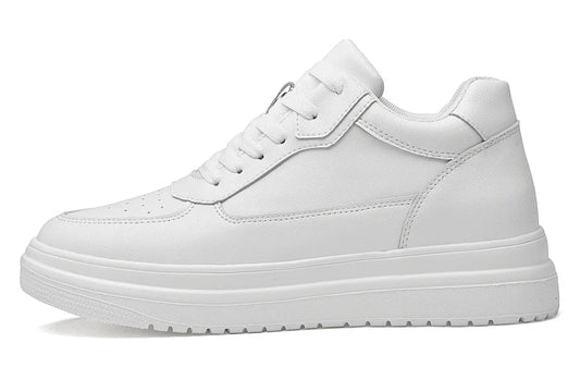Men's Leather Elevator Sneakers – Height Increase 6cm / 8cm / 10cm