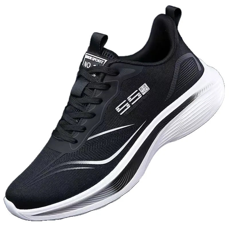 Men's Breathable Mesh Casual Sneakers – Non-Slip Soft Sole Running Shoes
