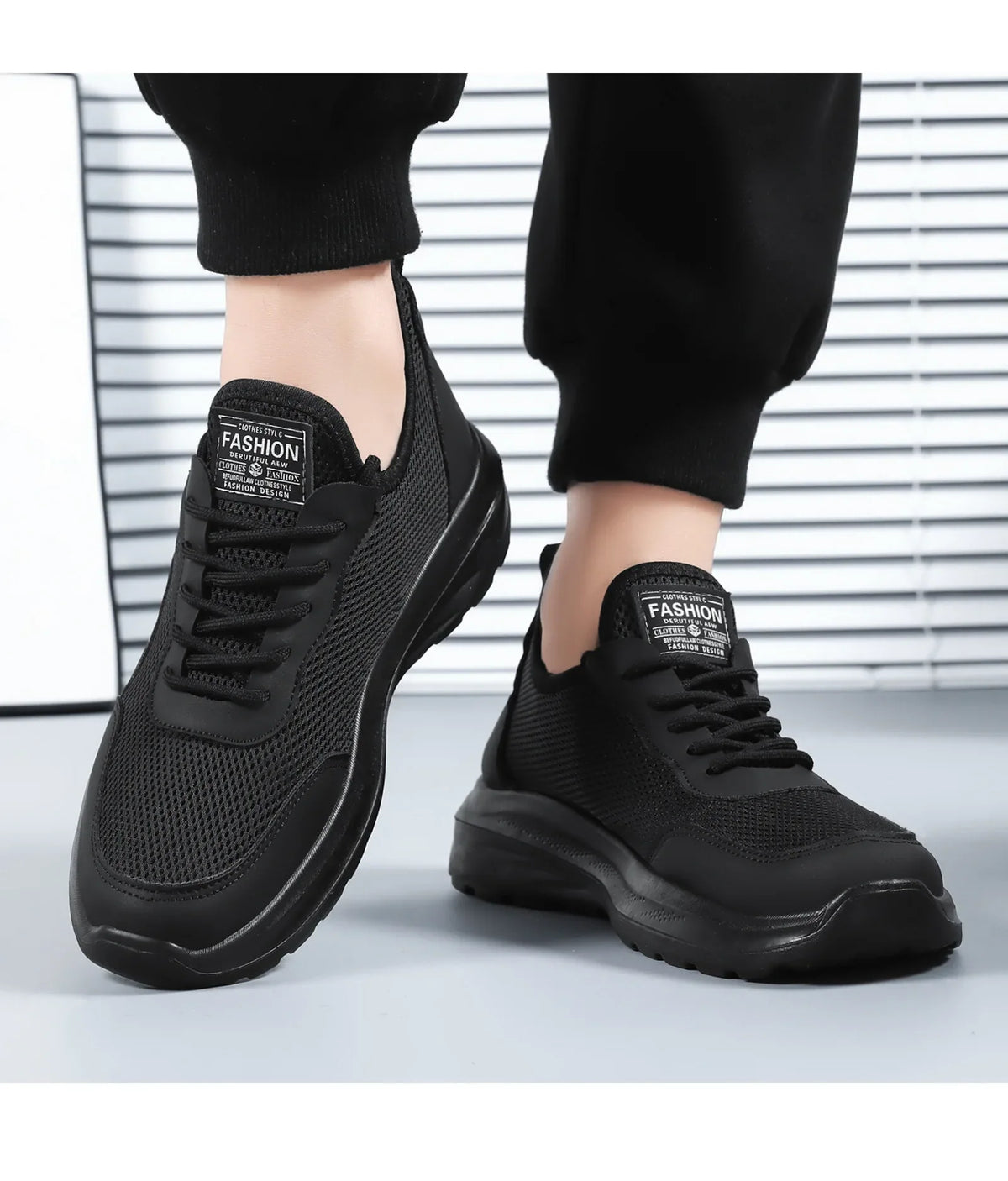 Men's Breathable Mesh Sneakers – Lightweight Sport Running Shoes
