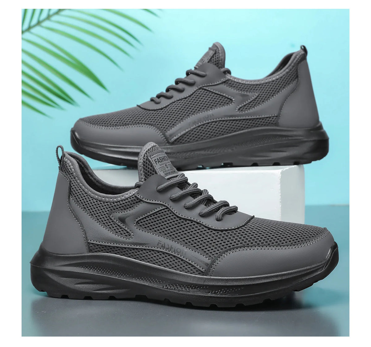 Men's Breathable Mesh Sneakers – Lightweight Sport Running Shoes
