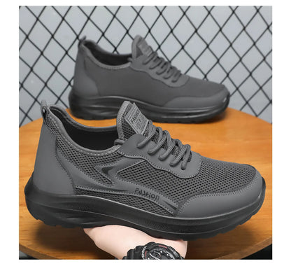 Men's Breathable Mesh Sneakers – Lightweight Sport Running Shoes