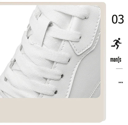Men's Leather Elevator Sneakers – Height Increase 6cm / 8cm / 10cm