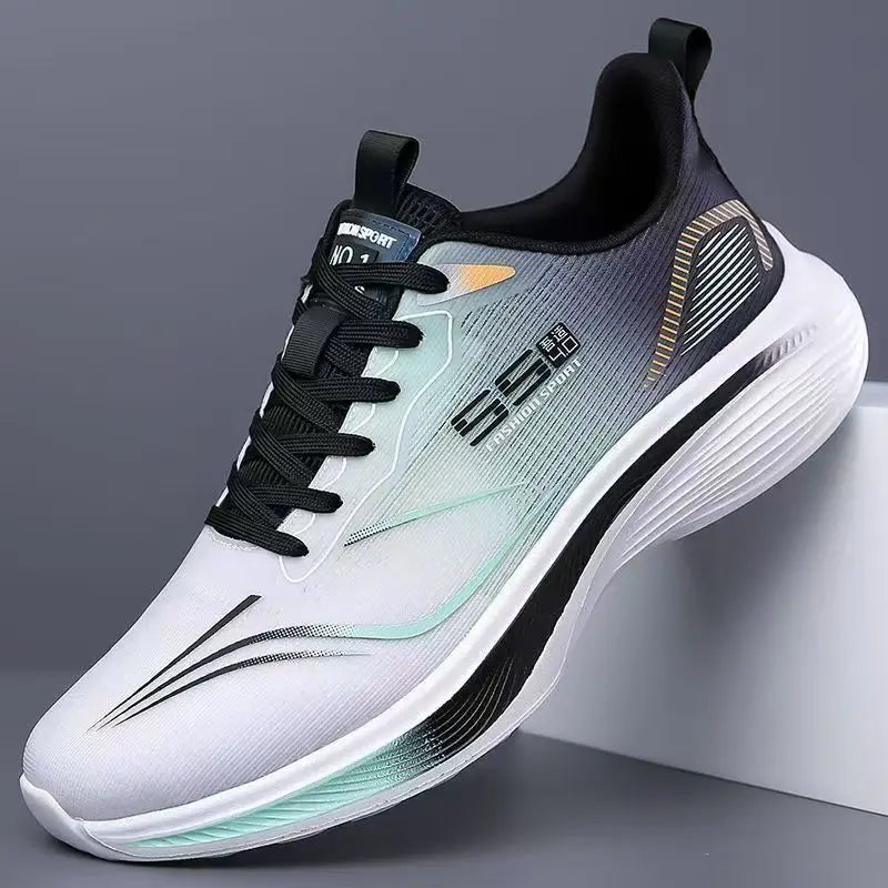 Men's Breathable Mesh Casual Sneakers – Non-Slip Soft Sole Running Shoes