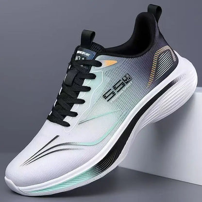 Men's Breathable Mesh Casual Sneakers – Non-Slip Soft Sole Running Shoes