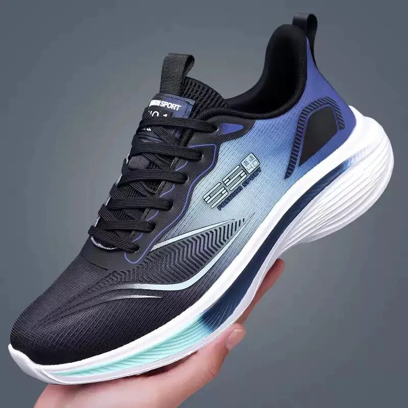 Men's Breathable Mesh Casual Sneakers – Non-Slip Soft Sole Running Shoes