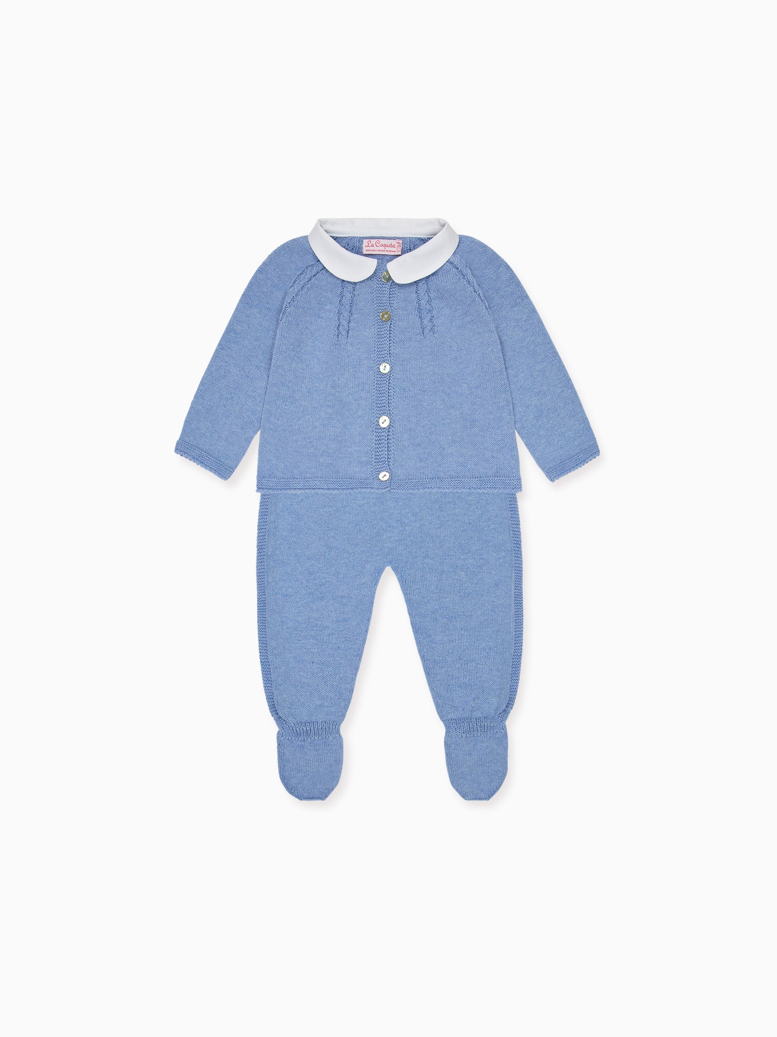 Blue Samson Cotton Baby Knitted Gift Box Set