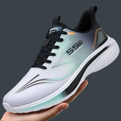 Men's Breathable Mesh Casual Sneakers – Non-Slip Soft Sole Running Shoes
