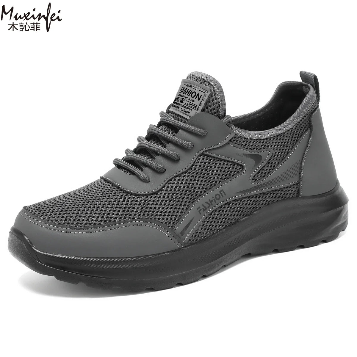 Men's Breathable Mesh Sneakers – Lightweight Sport Running Shoes