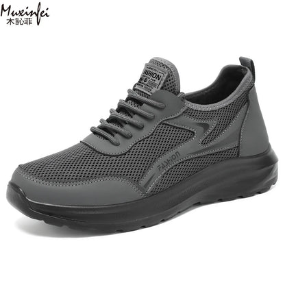 Men's Breathable Mesh Sneakers – Lightweight Sport Running Shoes