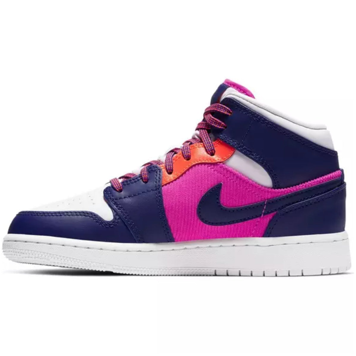Jordan 1 Mid ‘Fire Pink Barely Grape’