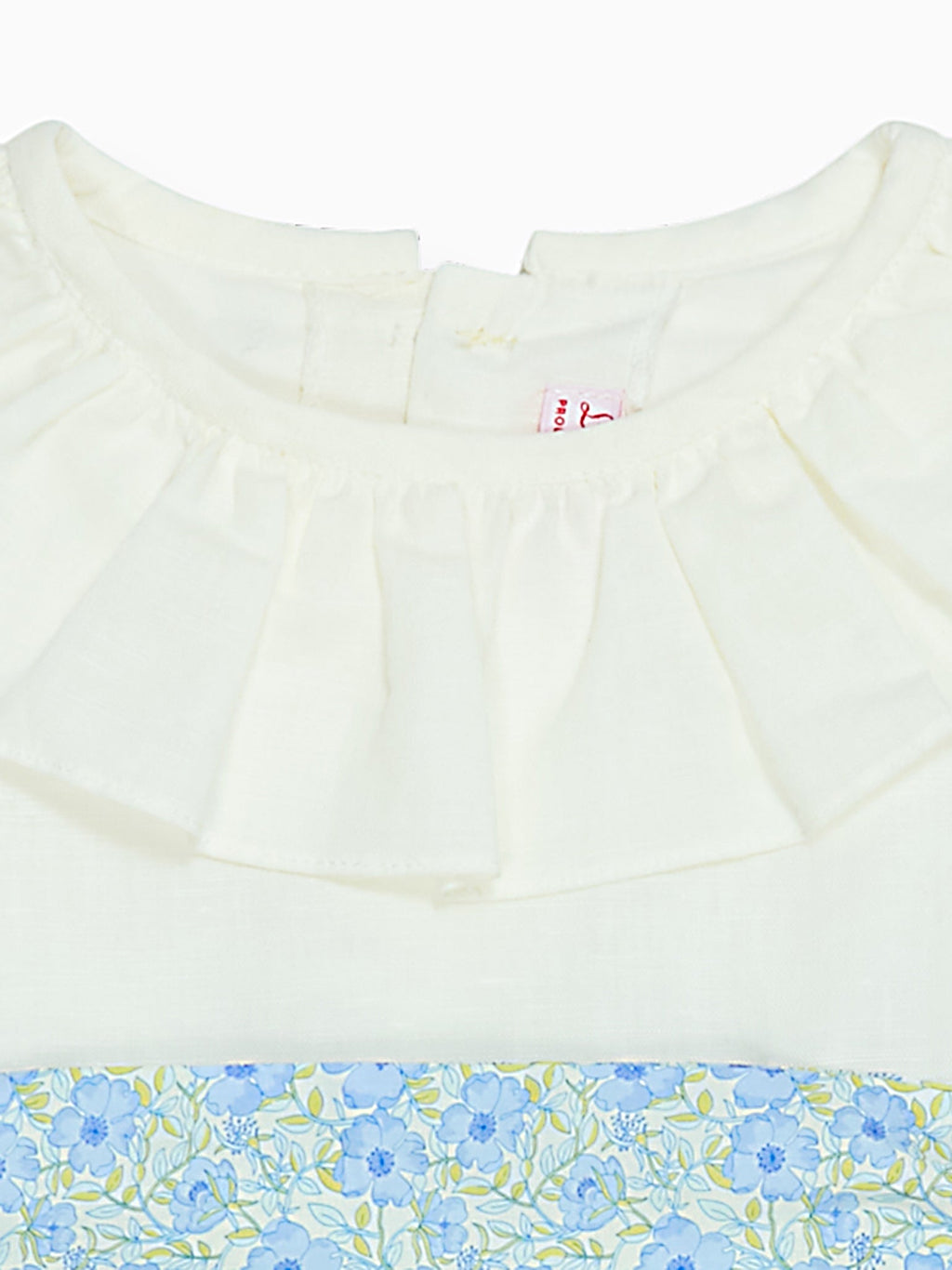 White Vega Floral Ceremony Girl Dress