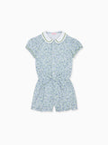 Blue Floral Winslet Girl Playsuit